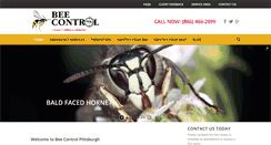Desktop Screenshot of beecontrolpittsburgh.com